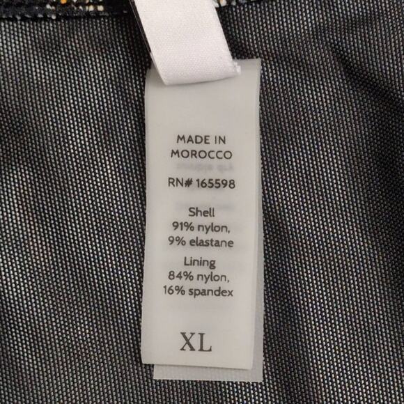 NWT Demi Moore x Andie Black Fireworks Abstract Bikini Tropez Bottom Swimwear XL - Picture 6 of 9